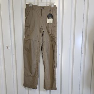 REI Co-op Womens Sahara Classic Convertible Tan Cargo Pants Size 4 NWT Hiking